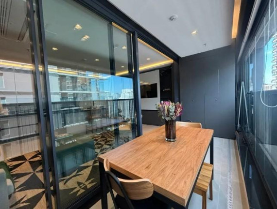 Imagem Apartamento com 1 Quarto para Alugar, 77 m² em Brooklin - São Paulo