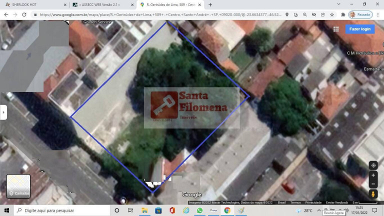 Imagem Terreno à Venda, 966 m² em Centro - Santo André