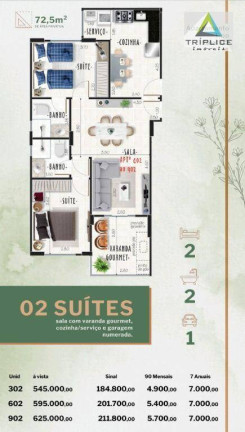 Imagem Cobertura com 4 Quartos à Venda, 161 m² em Jardim Glória - Juiz De Fora