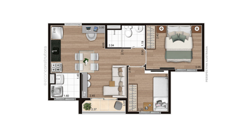 Imagem Apartamento com 2 Quartos à Venda, 32 m² em Parada Xv De Novembro - São Paulo