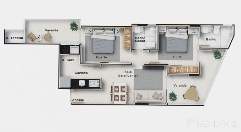 Imagem Apartamento com 2 Quartos à Venda, 68 m² em Centro - Guarapari Imagem Apartamento com 2 Quartos à Venda, 68 m² em Centro - Guarapari