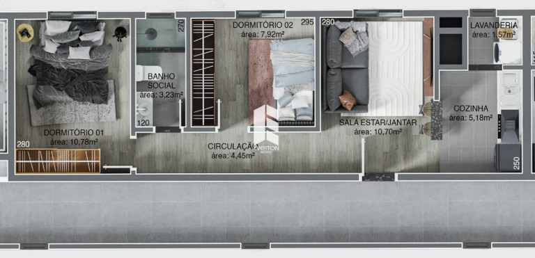 Imagem Apartamento com 2 Quartos à Venda, 53 m² em Nossa Senhora Medianeira - Santa Maria Imagem Apartamento com 2 Quartos à Venda, 53 m² em Nossa Senhora Medianeira - Santa Maria
