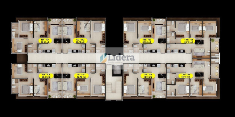 Imagem Apartamento com 2 Quartos à Venda, 52 m² em Poço - Cabedelo