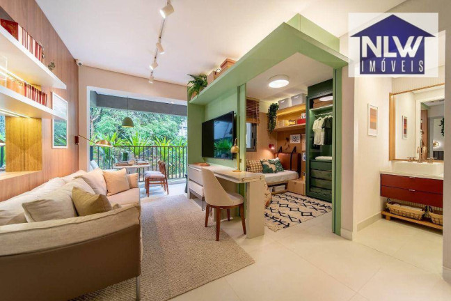 Imagem Apartamento com 1 Quarto à Venda, 47 m² em Santo Amaro - São Paulo Imagem Apartamento com 1 Quarto à Venda, 47 m² em Santo Amaro - São Paulo