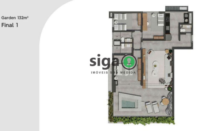 Imagem Apartamento com 3 Quartos à Venda, 132 m² em Jardins - São Paulo Imagem Apartamento com 3 Quartos à Venda, 132 m² em Jardins - São Paulo