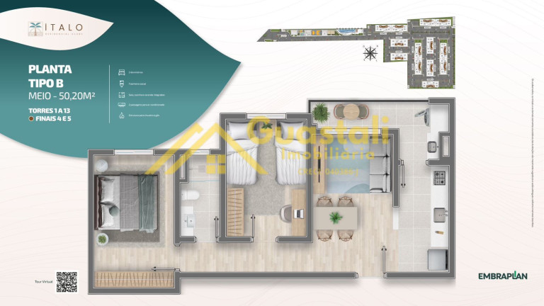 Imagem Apartamento com 2 Quartos à Venda, 49 m² em Jardim Abaeté - Piracicaba Imagem Apartamento com 2 Quartos à Venda, 49 m² em Jardim Abaeté - Piracicaba