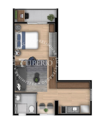 Imagem Apartamento com 1 Quarto à Venda, 36 m² em Alto Da Boa Vista - São Paulo