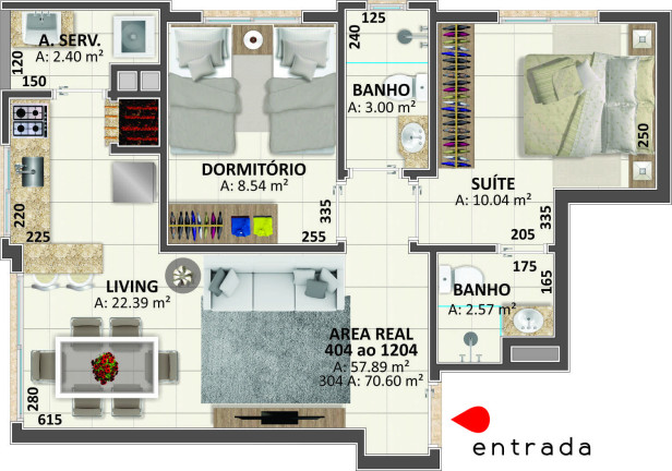 Imagem Apartamento com 1 Quarto à Venda, 62 m² em Centro - Capão Da Canoa Imagem Apartamento com 1 Quarto à Venda, 62 m² em Centro - Capão Da Canoa