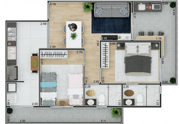 Imagem Apartamento com 2 Quartos à Venda, 74 m² em Forte - Praia Grande Imagem Apartamento com 2 Quartos à Venda, 74 m² em Forte - Praia Grande
