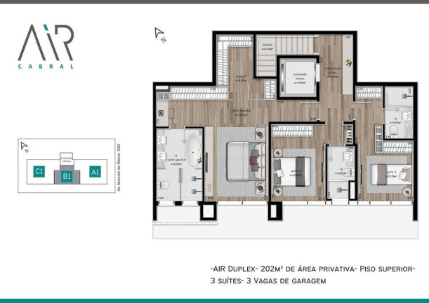 Imagem Apartamento com 3 Quartos à Venda, 190 m² em Cabral - Curitiba