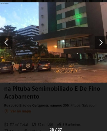 Apartamento com 3 Quartos à Venda, 82 m² em Pituba - Salvador
