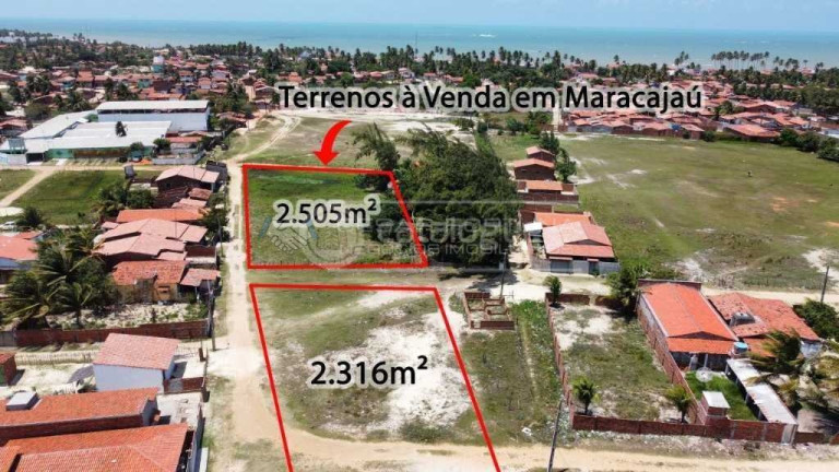 Imagem Terreno à Venda, 2.505 m² em Maracajaú - Maxaranguape Imagem Terreno à Venda, 2.505 m² em Maracajaú - Maxaranguape