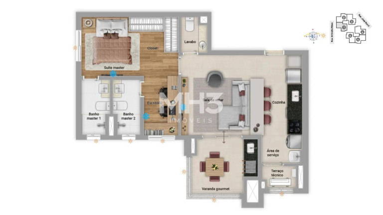 Imagem Imóvel com 2 Quartos à Venda, 67 m² em Cambuí - Campinas Imagem Imóvel com 2 Quartos à Venda, 67 m² em Cambuí - Campinas