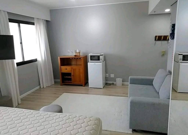 Imagem Apartamento com 1 Quarto para Alugar, 28 m² em Indianópolis - São Paulo Imagem Apartamento com 1 Quarto para Alugar, 28 m² em Indianópolis - São Paulo