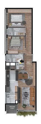 Imagem Apartamento com 2 Quartos à Venda, 90 m² em Carniel - Canela Imagem Apartamento com 2 Quartos à Venda, 90 m² em Carniel - Canela