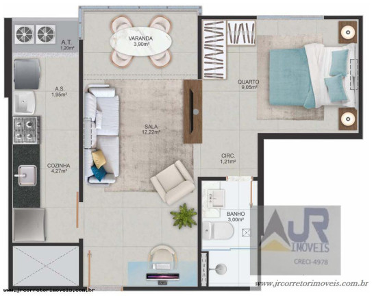 Imagem Imóvel com 2 Quartos à Venda, 60 m² em Itapoã - Vila Velha