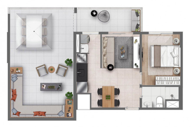 Imagem Apartamento com 2 Quartos à Venda, 57 m² em Centro - Campinas Imagem Apartamento com 2 Quartos à Venda, 57 m² em Centro - Campinas