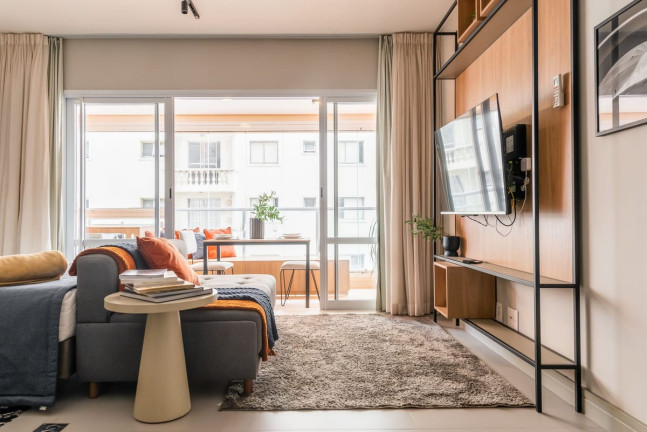 Imagem Apartamento com 1 Quarto para Alugar, 47 m² em Campo Belo - São Paulo Imagem Apartamento com 1 Quarto para Alugar, 47 m² em Campo Belo - São Paulo