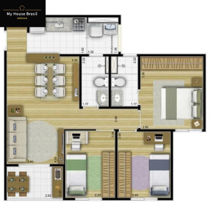 Imagem Apartamento com 3 Quartos à Venda, 67 m² em Jaçanã - São Paulo Imagem Apartamento com 3 Quartos à Venda, 67 m² em Jaçanã - São Paulo