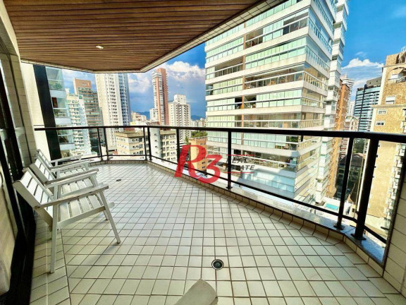 Apartamento com 3 Quartos à Venda, 179 m² em Gonzaga - Santos