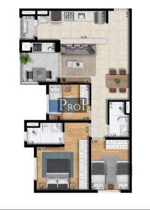 Imagem Apartamento com 3 Quartos à Venda, 70 m² em Casa Branca - Santo André Imagem Apartamento com 3 Quartos à Venda, 70 m² em Casa Branca - Santo André