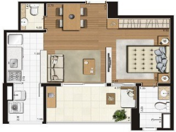 Imagem Apartamento com 2 Quartos à Venda, 73 m² em Campo Belo - São Paulo Imagem Apartamento com 2 Quartos à Venda, 73 m² em Campo Belo - São Paulo