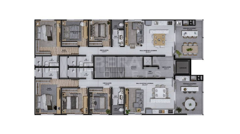Imagem Apartamento com 3 Quartos à Venda, 107 m² em Centro - Navegantes Imagem Apartamento com 3 Quartos à Venda, 107 m² em Centro - Navegantes