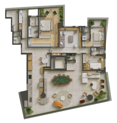 Imagem Apartamento com 4 Quartos à Venda, 219 m² em Brooklin Paulista - São Paulo Imagem Apartamento com 4 Quartos à Venda, 219 m² em Brooklin Paulista - São Paulo