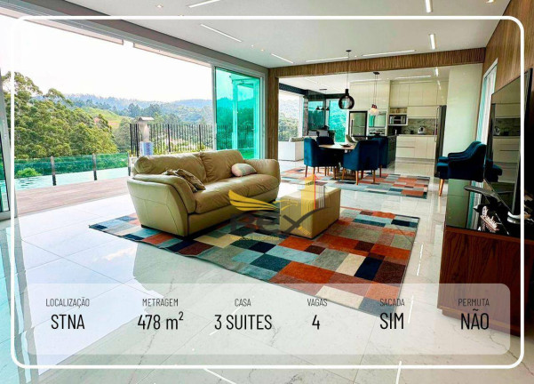 Casa com 3 Quartos à Venda, 487 m² em Tamboré - Santana De Parnaíba