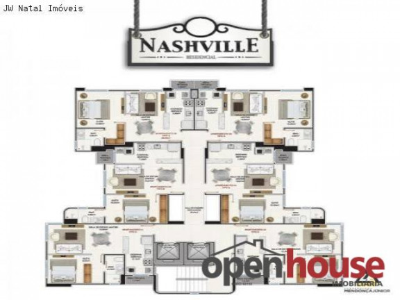 Imagem Apartamento com 1 Quarto à Venda, 40 m² em Lagoa Nova - Natal