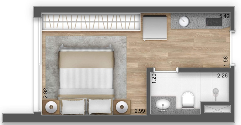 Imagem Apartamento à Venda, 17 m² em Vila Clementino - São Paulo Imagem Apartamento à Venda, 17 m² em Vila Clementino - São Paulo
