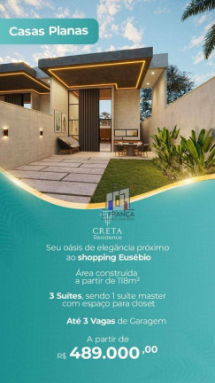 Imagem Casa com 3 Quartos à Venda, 118 m² em Tamatanduba - Eusébio Imagem Casa com 3 Quartos à Venda, 118 m² em Tamatanduba - Eusébio