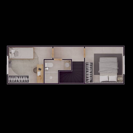 Imagem Sobrado com 2 Quartos à Venda, 53 m² em Tude Bastos - Praia Grande