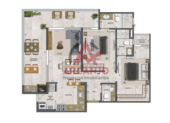 Imagem Apartamento com 2 Quartos à Venda, 67 m² em Toninhas - Ubatuba Imagem Apartamento com 2 Quartos à Venda, 67 m² em Toninhas - Ubatuba