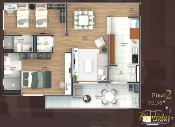 Imagem Apartamento com 2 Quartos à Venda, 93 m² em Aviação - Praia Grande Imagem Apartamento com 2 Quartos à Venda, 93 m² em Aviação - Praia Grande