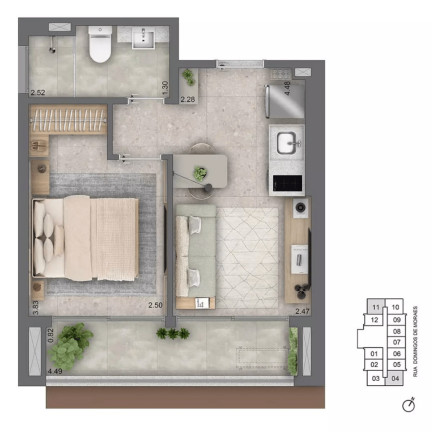 Imagem Apartamento com 1 Quarto à Venda, 35 m² em Vila Mariana - São Paulo Imagem Apartamento com 1 Quarto à Venda, 35 m² em Vila Mariana - São Paulo