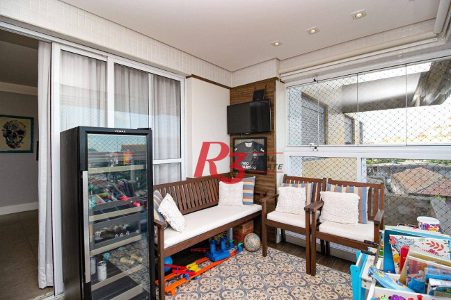 Imagem Apartamento com 2 Quartos à Venda, 111 m² em Ponta Da Praia - Santos