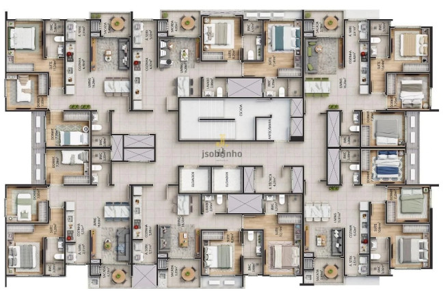Imagem Apartamento com 3 Quartos à Venda, 68 m² em Morretes - Itapema