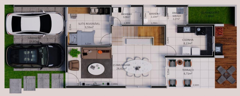 Imagem Casa com 4 Quartos à Venda, 152 m² em Morros - Teresina Imagem Casa com 4 Quartos à Venda, 152 m² em Morros - Teresina
