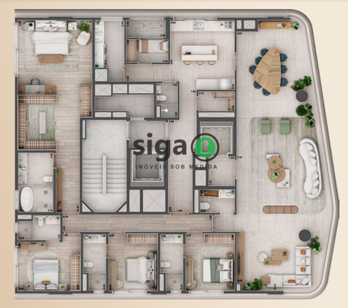 Imagem Apartamento com 4 Quartos à Venda, 277 m² em Jardins - São Paulo Imagem Apartamento com 4 Quartos à Venda, 277 m² em Jardins - São Paulo