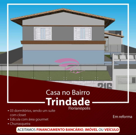 Imagem Casa com 3 Quartos à Venda, 112 m² em Carvoeira - Florianópolis Imagem Casa com 3 Quartos à Venda, 112 m² em Carvoeira - Florianópolis