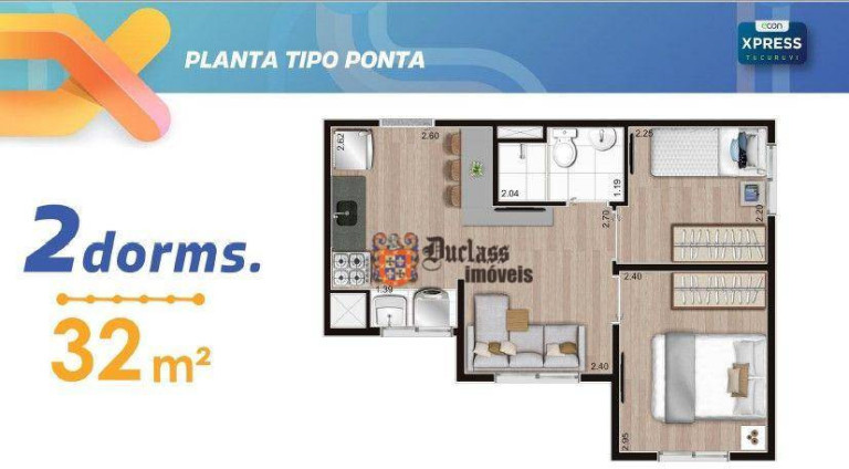 Imagem Apartamento com 2 Quartos à Venda, 35 m² em Tucuruvi - São Paulo