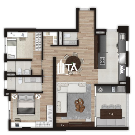 Imagem Imóvel com 3 Quartos à Venda, 110 m² em Cambuí - Campinas