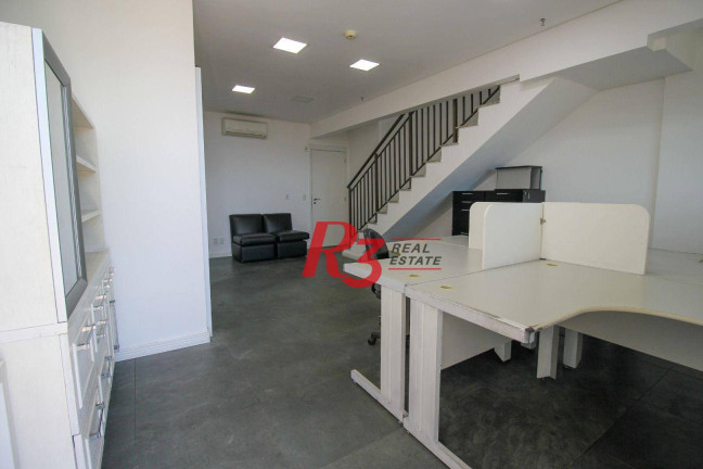 Imagem Sala Comercial à Venda ou Locação, 98 m² em Valongo - Santos Imagem Sala Comercial à Venda ou Locação, 98 m² em Valongo - Santos