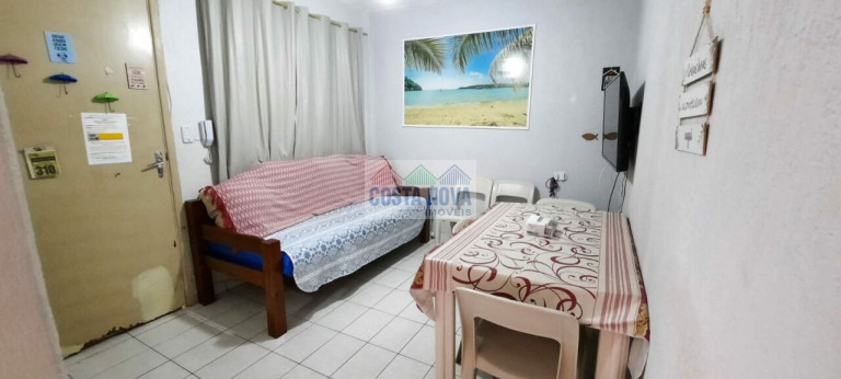 Apartamento com 1 Quarto para Alugar, 38 m² em Guilhermina - Praia Grande