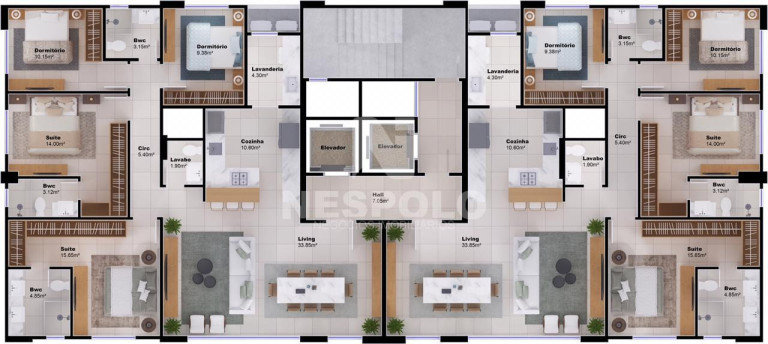 Imagem Apartamento com 2 Quartos à Venda, 132 m² em Centro - Balneario Camboriu