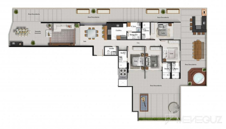 Imagem Apartamento com 4 Quartos à Venda, 327 m² em Enseada Azul - Guarapari Imagem Apartamento com 4 Quartos à Venda, 327 m² em Enseada Azul - Guarapari