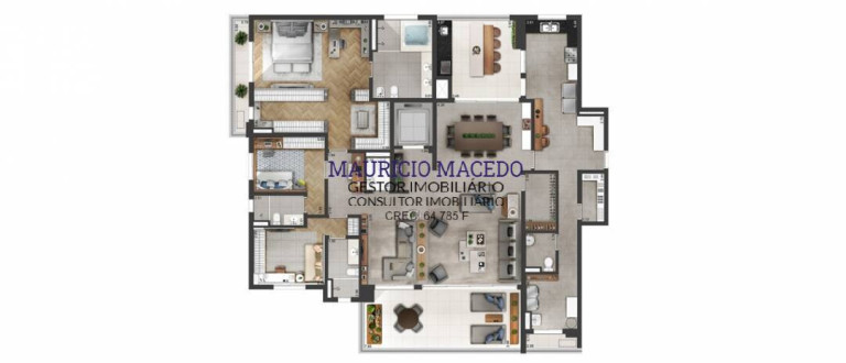 Imagem Apartamento com 3 Quartos à Venda, 485 m² em Green Valley Alphaville - Barueri