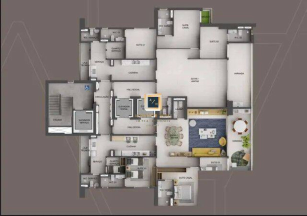 Imagem Apartamento com 3 Quartos à Venda, 166 m² em Meireles - Fortaleza Imagem Apartamento com 3 Quartos à Venda, 166 m² em Meireles - Fortaleza