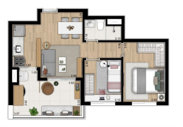 Imagem Apartamento com 1 Quarto à Venda, 34 m² em Ipiranga - São Paulo